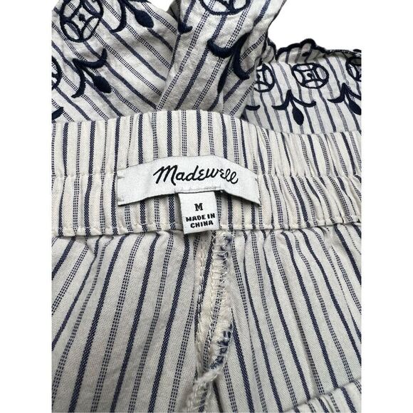 Madewell Women’s Medium Embroidered Jardin Pull-On Shorts Cotton - Picture 6 of 7